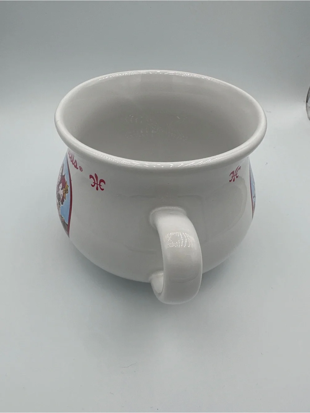 Vintage Campbells Oversized Ceramic Soup Mug with Retro Kids Graphic 2000